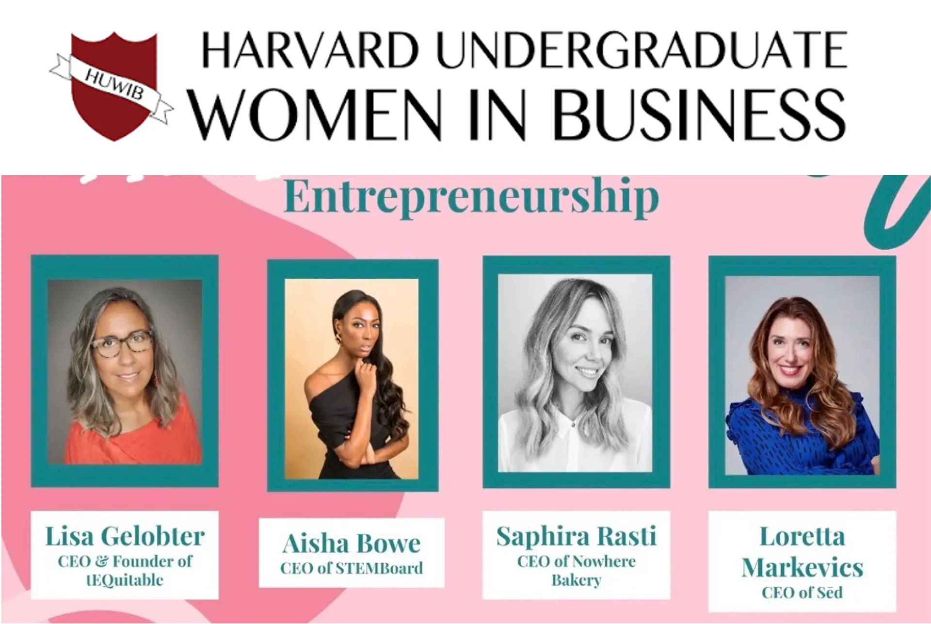 Harvard Undergraduate Women in Business Entrepreneurship panel featuring Loretta Markevics, CEO of Sēd