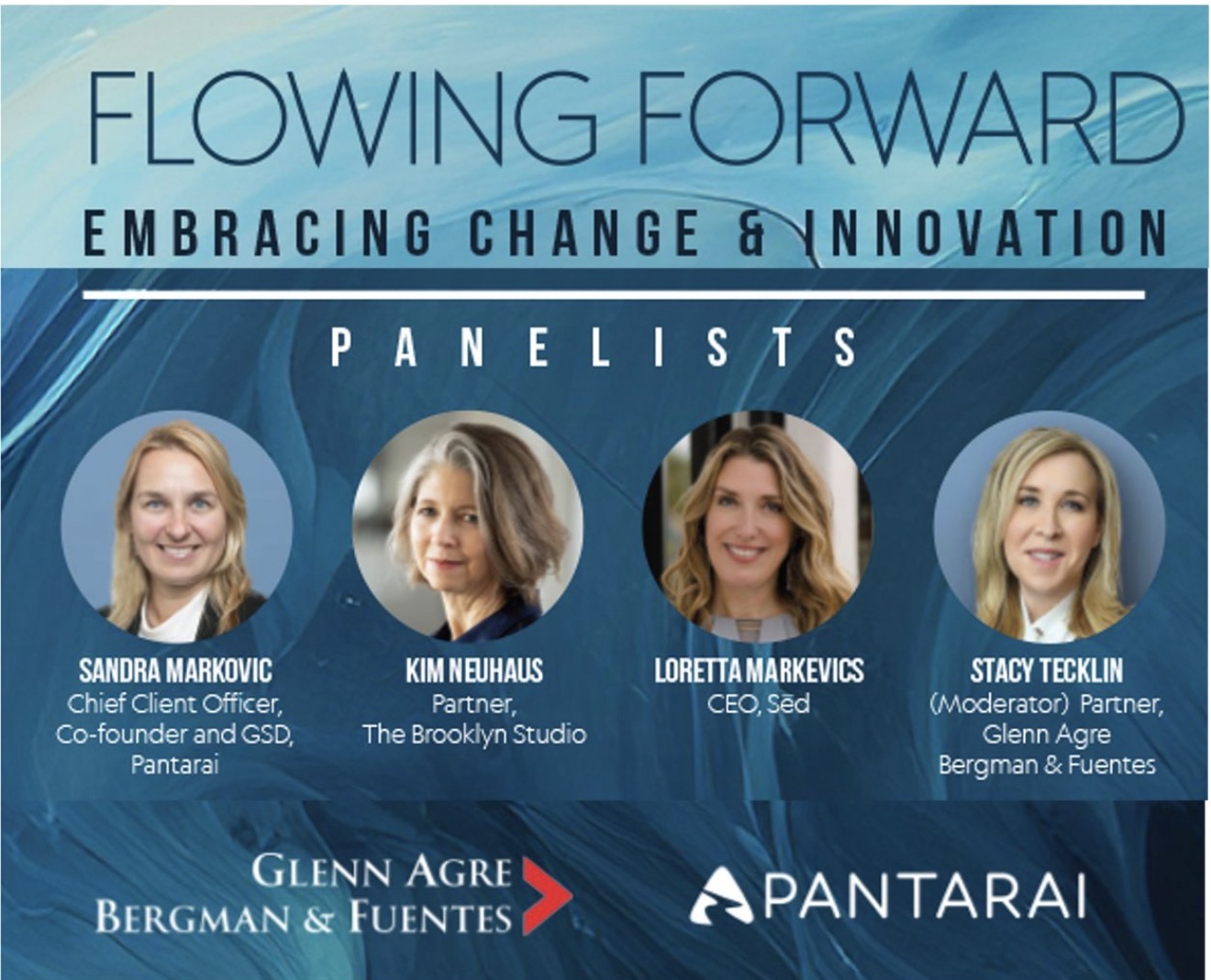Flowing Forward panel promo featuring Loretta Markevics, CEO of Sēd